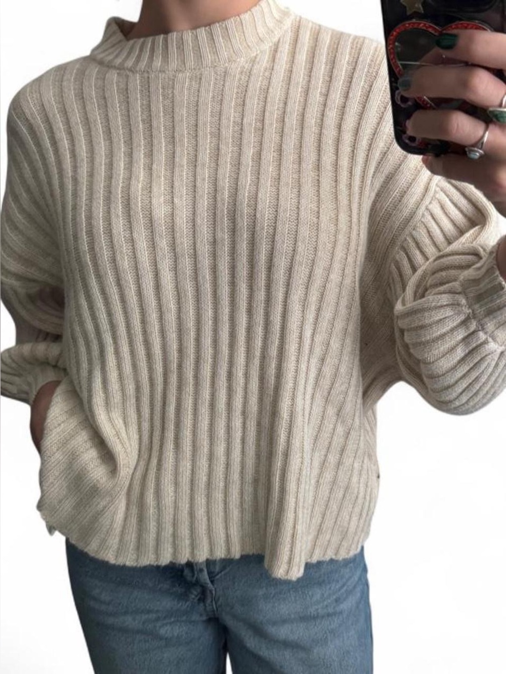 Urban outfitters knit mock neck sweater